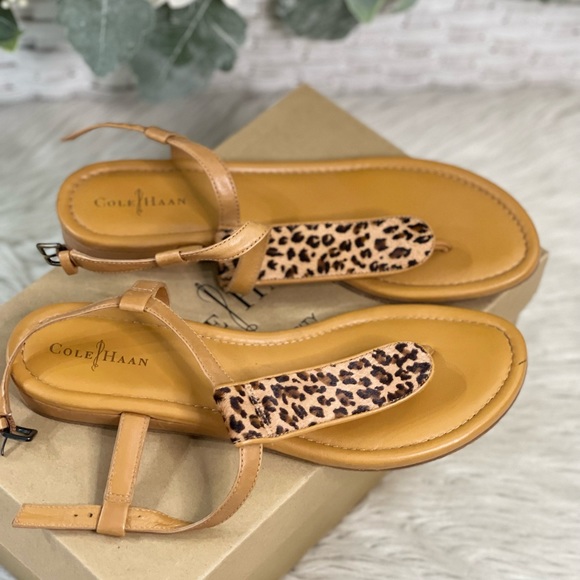 Cole Haan Molly Black Snake Sandals. - Picture 3 of 6